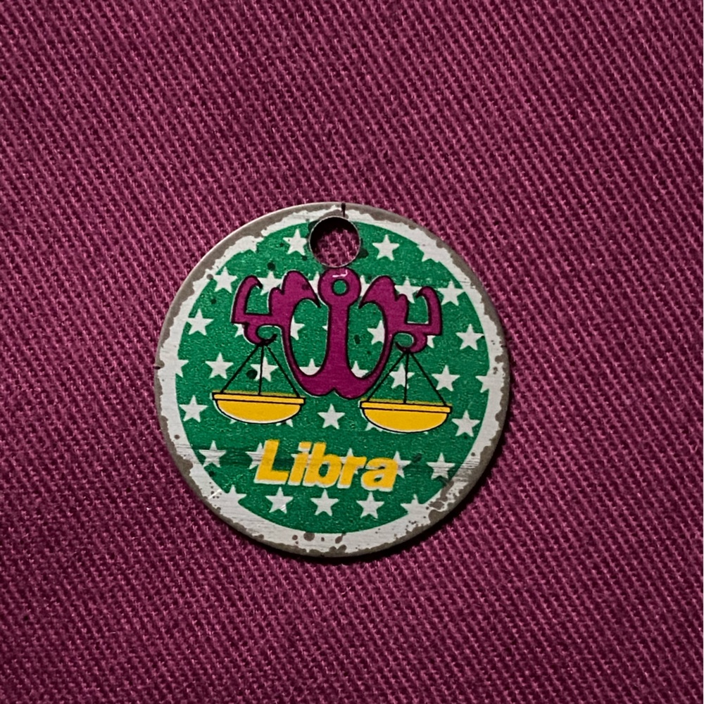 Libra charm. Vintage